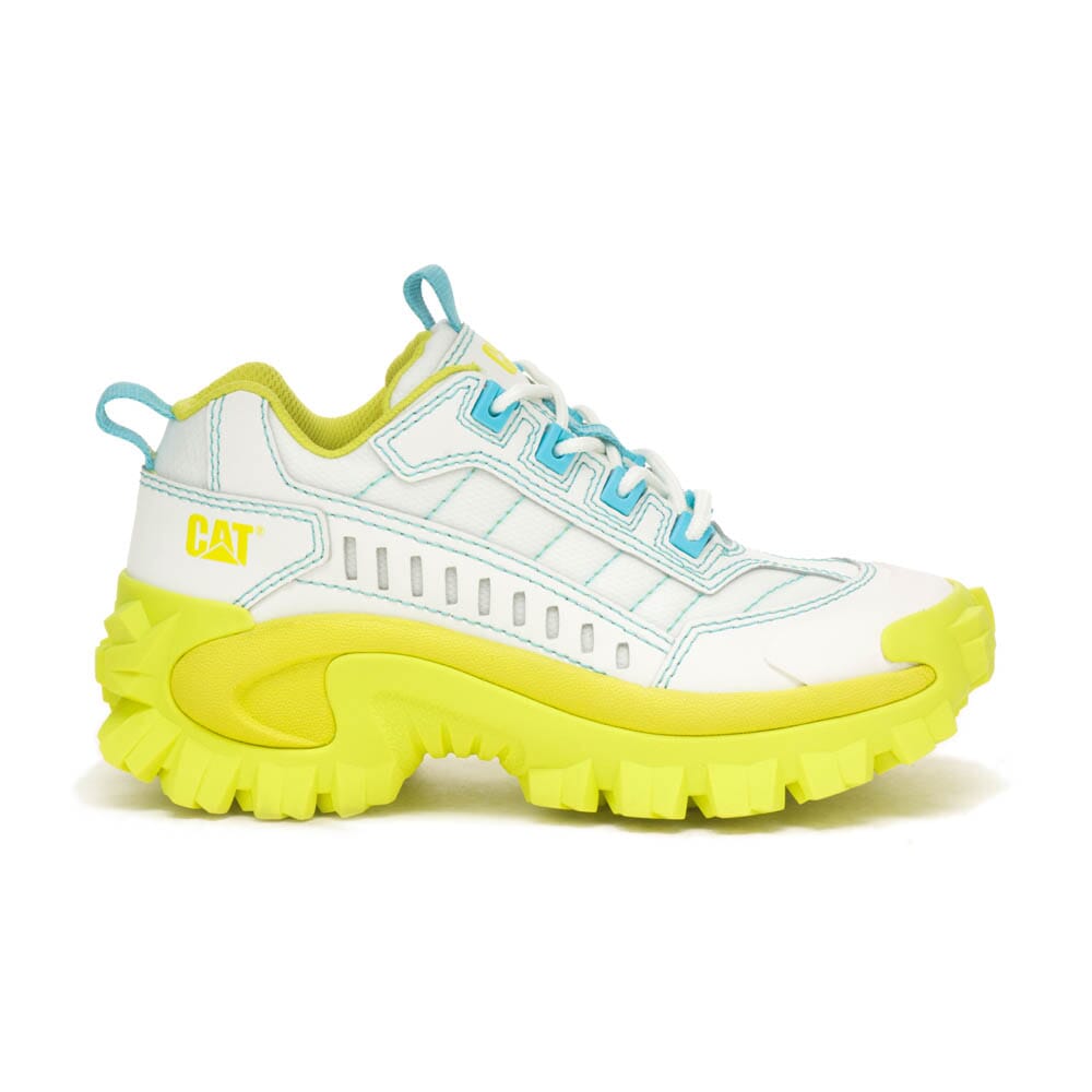 CAT -INTRUDER SUPERCHARGED -WHITE/YELLOW – Perocili Shoes