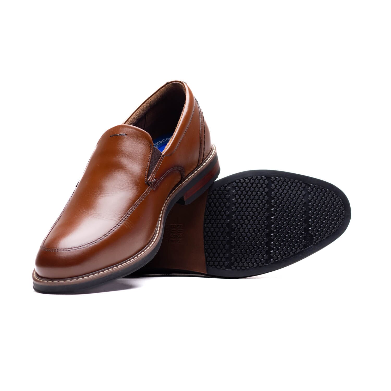 NUNN BUSH -CALDERONE MOC -COGNAC – Perocili Shoes