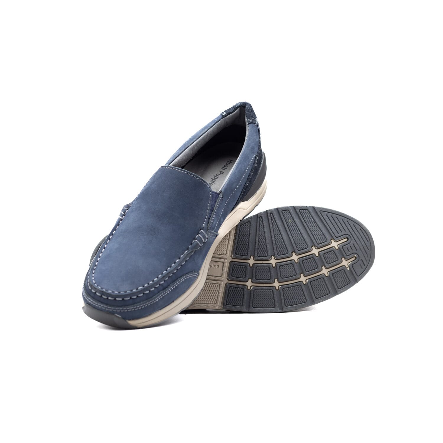 HUSH PUPPIES – FALCON MOCC SLIP – NAVY – Perocili Shoes